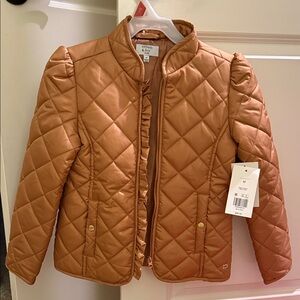 Carter's Brown Quilted Kids Puffer Jacket